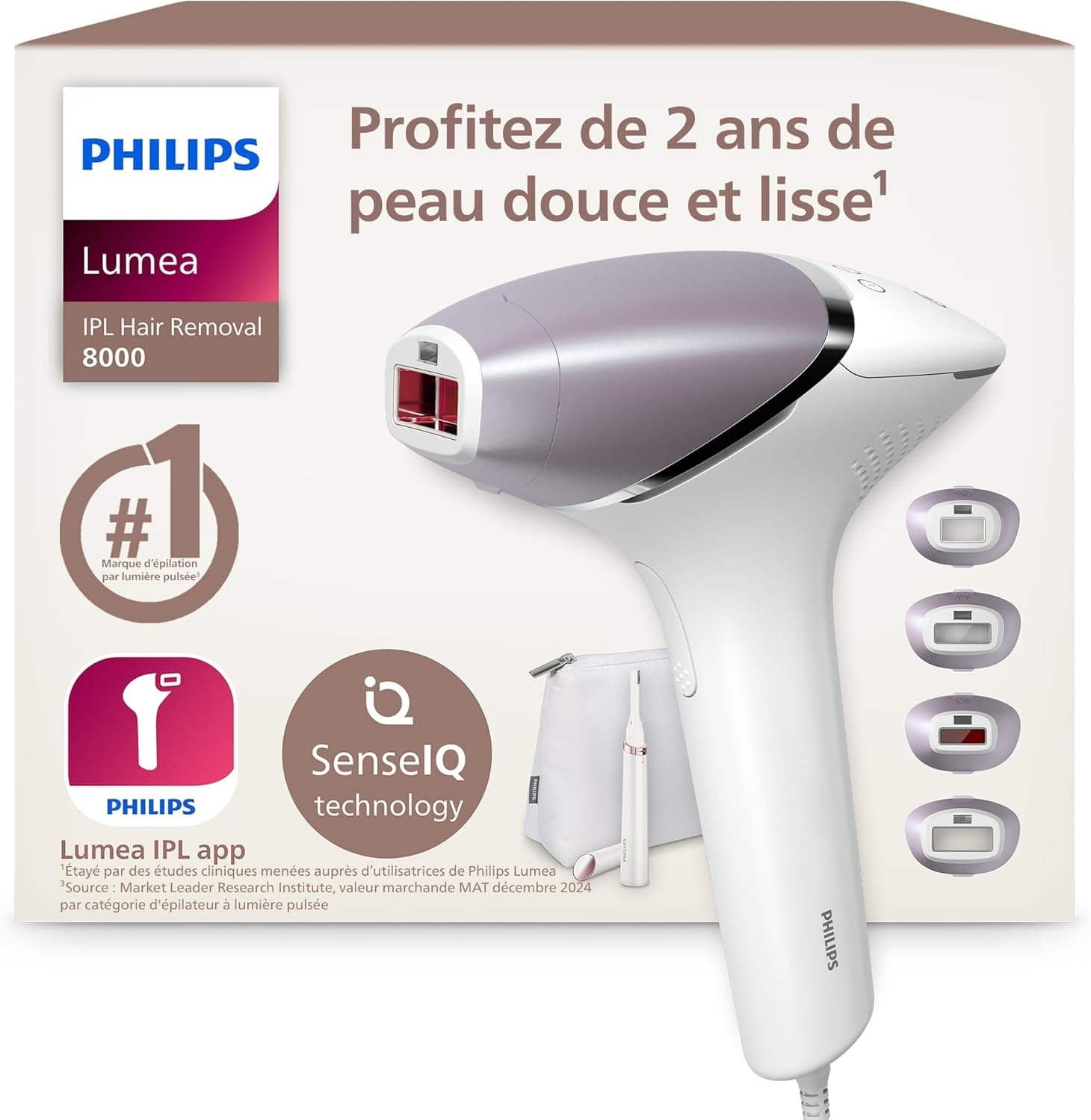 Philips Lumea Série 8000 - Épilateur Lumière Pulsée